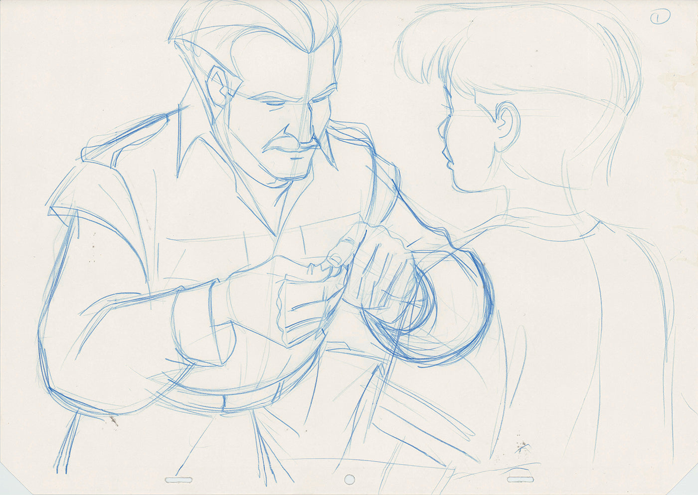 Titan A.E. by Don Bluth HUGE Production Animation Cel Drawing 2000 MD-108