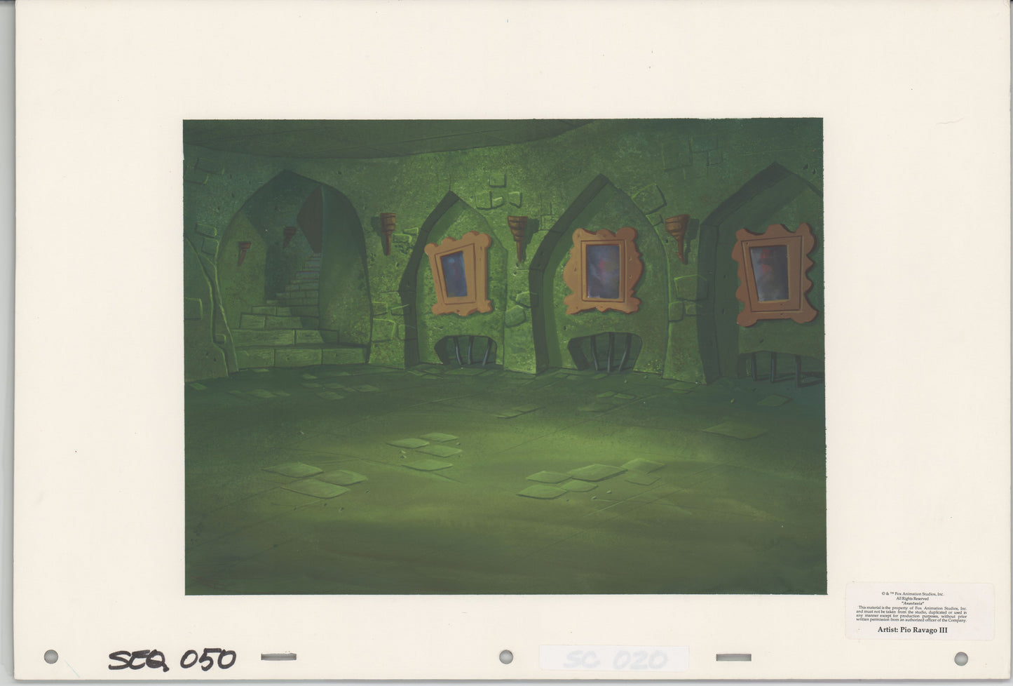 Anastasia Original Production Animation Background Don Bluth Pio Ravago Fox 1997