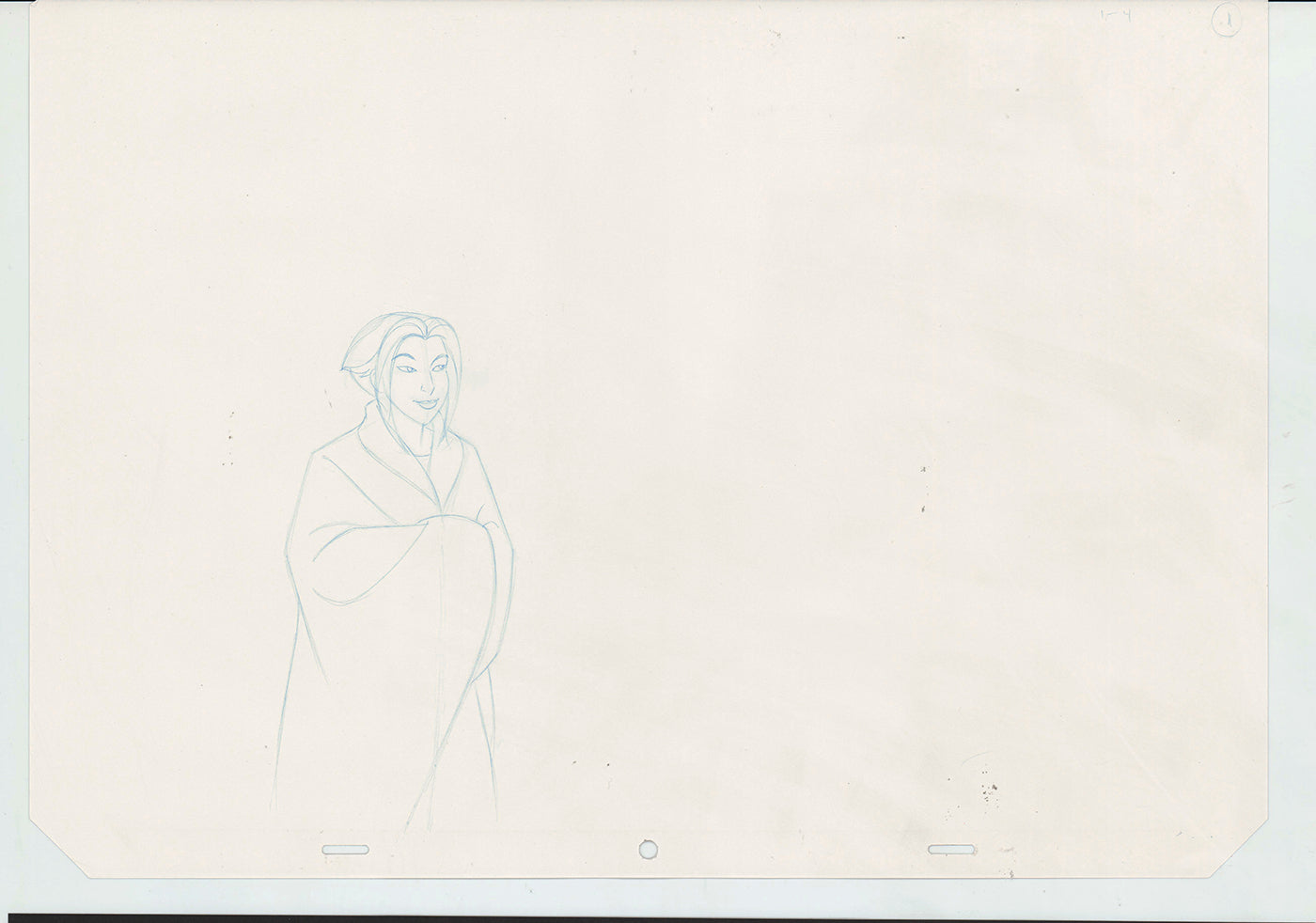 Titan A.E. by Don Bluth HUGE Production Animation Cel Drawing 2000 MD-128
