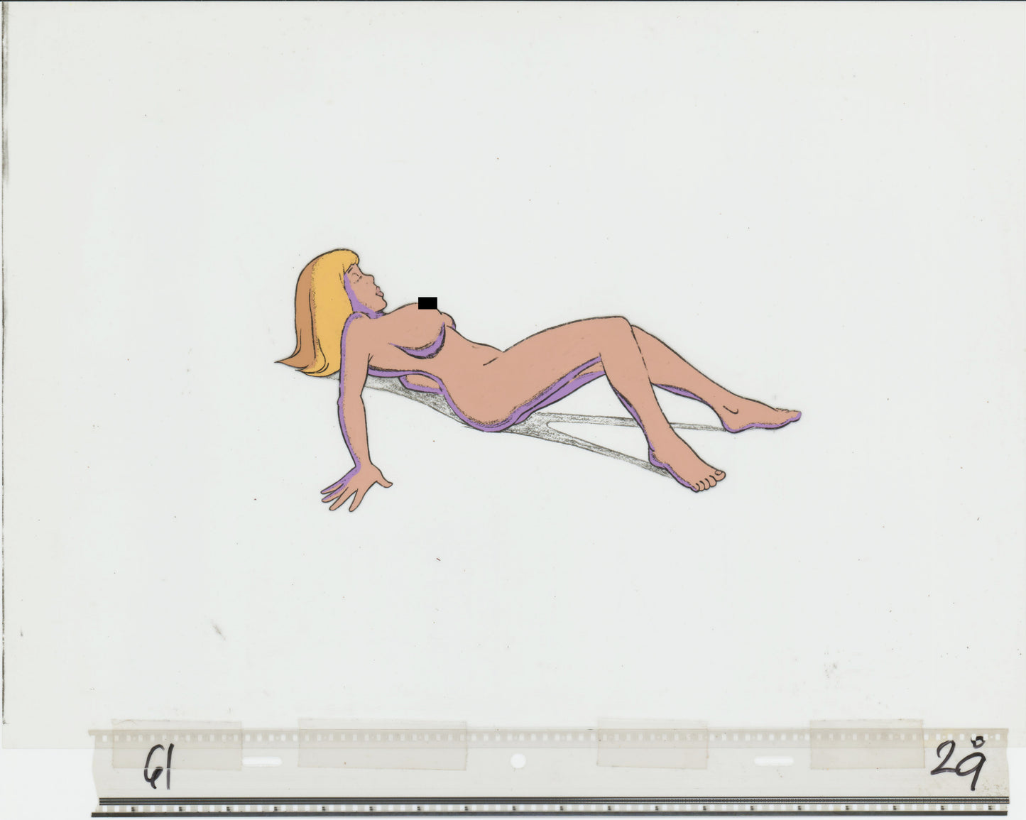 Heavy Metal Den 1981 Original Production Animation Cel of Katherine 61k