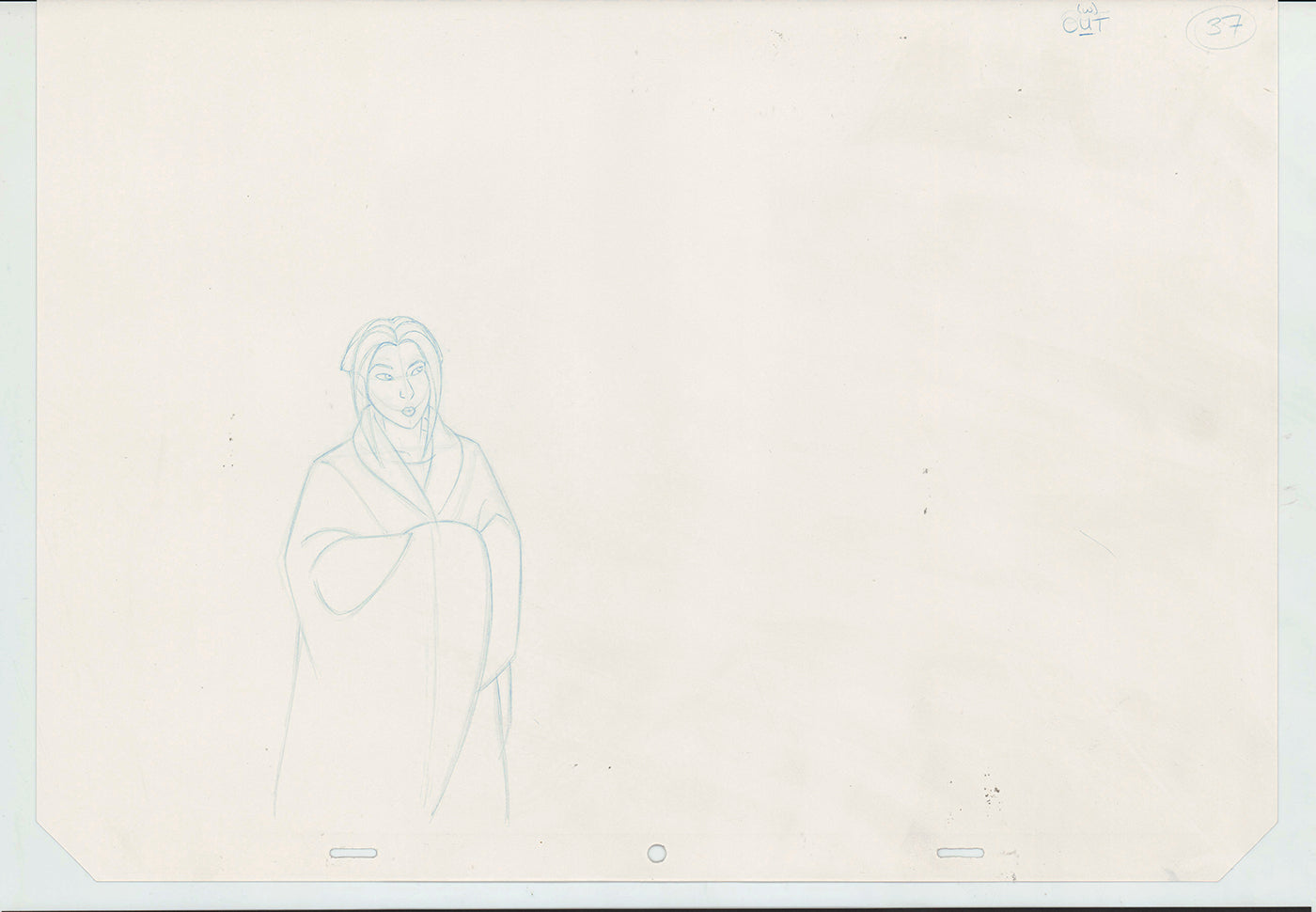 Titan A.E. by Don Bluth HUGE Production Animation Cel Drawing 2000 MD-132
