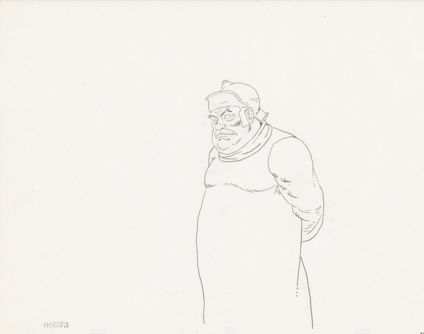 Heavy Metal Taarna Segment Vintage Animation Cel Drawing Anime Cartoon Prop of an Elder 1981