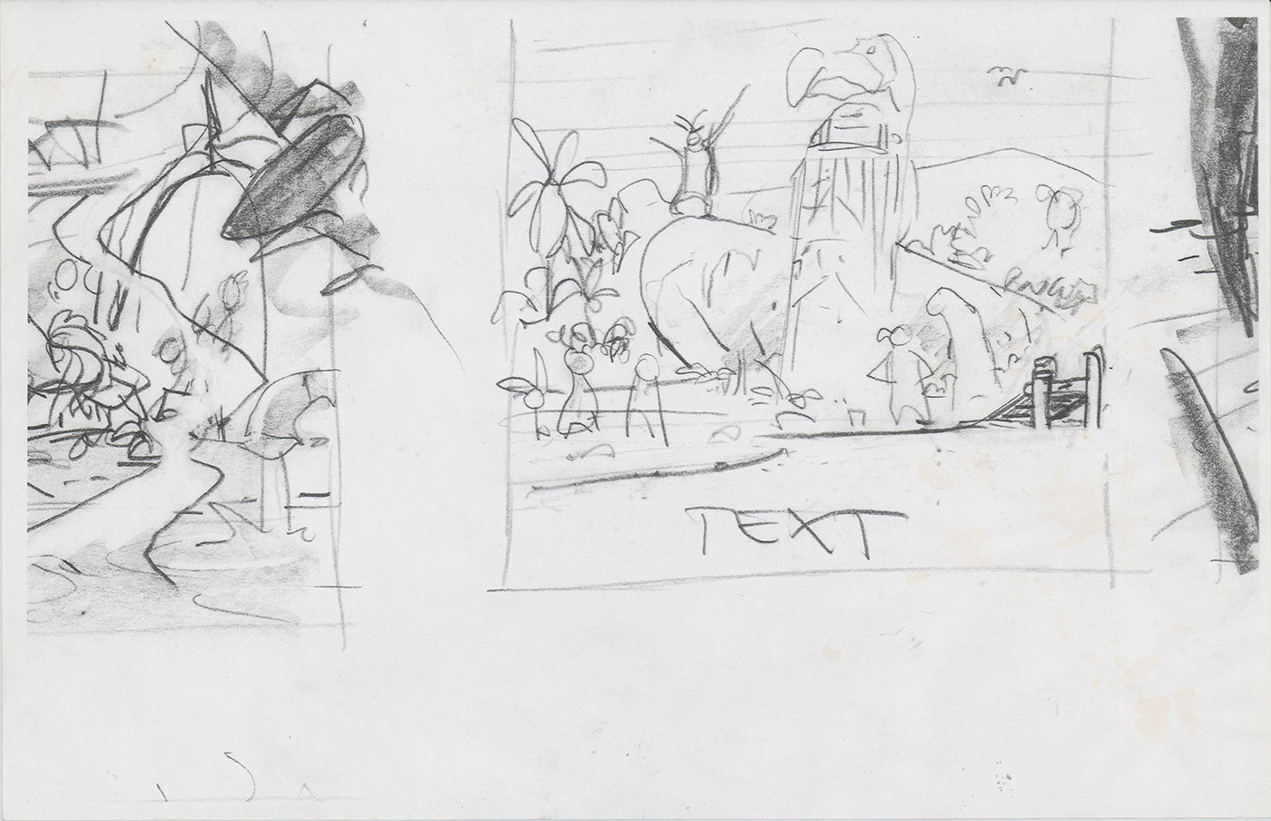 Danger Rangers Huge Book Page Drawing Illustration Photocopy PBS A151