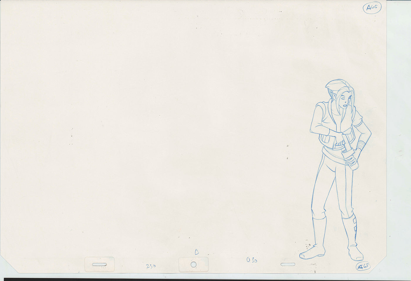 Titan A.E. by Don Bluth HUGE Production Animation Cel Drawing 2000 MD-171