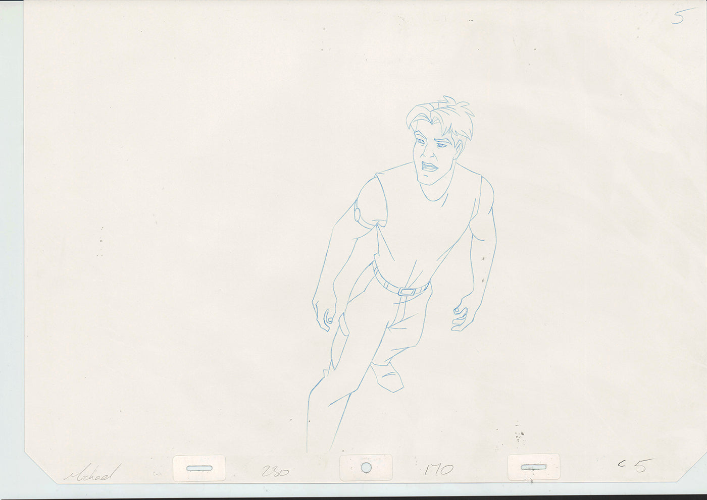 Titan A.E. by Don Bluth HUGE Production Animation Cel Drawing 2000 MD-175