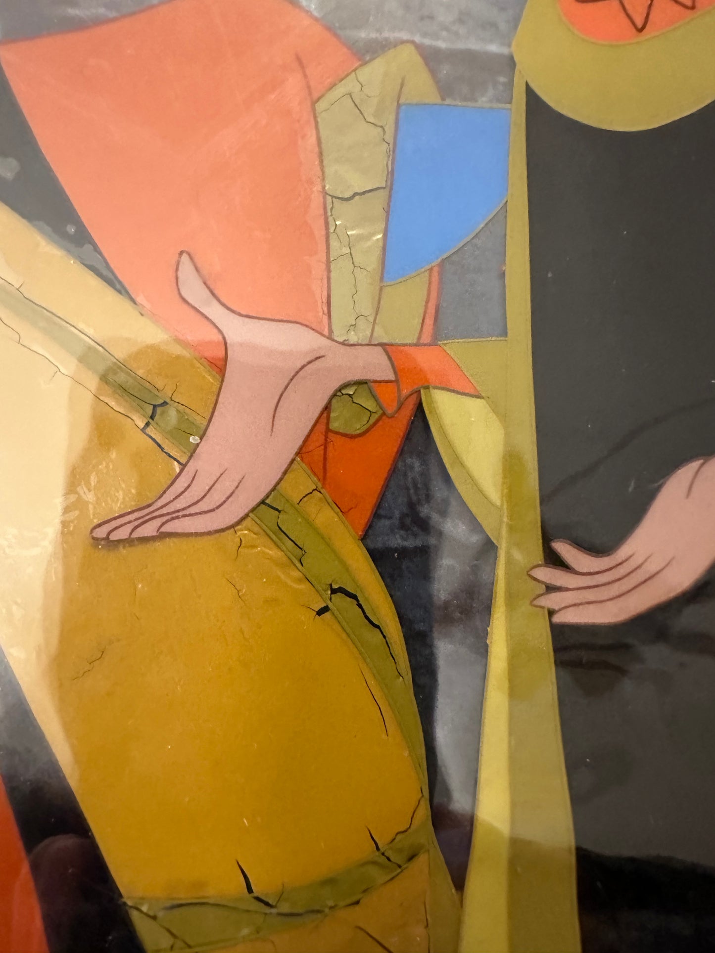 Sleeping Beauty King Stephan and King Hubert Cel Setup from Walt Disney Art Corner Store 1959 with Gold Label Sold at Christies C-KL