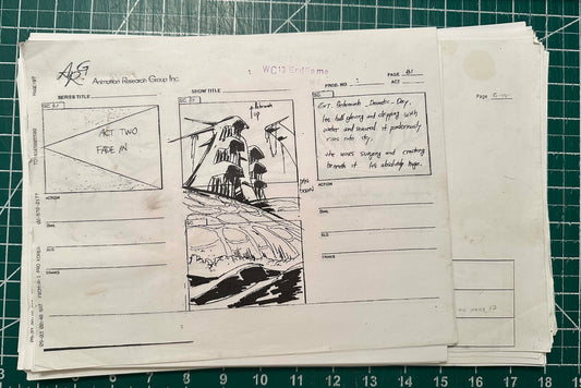LOT of 114 - Jim Lee Wildcats Production Storyboards Nelvana 1994-5 SEE BELOW