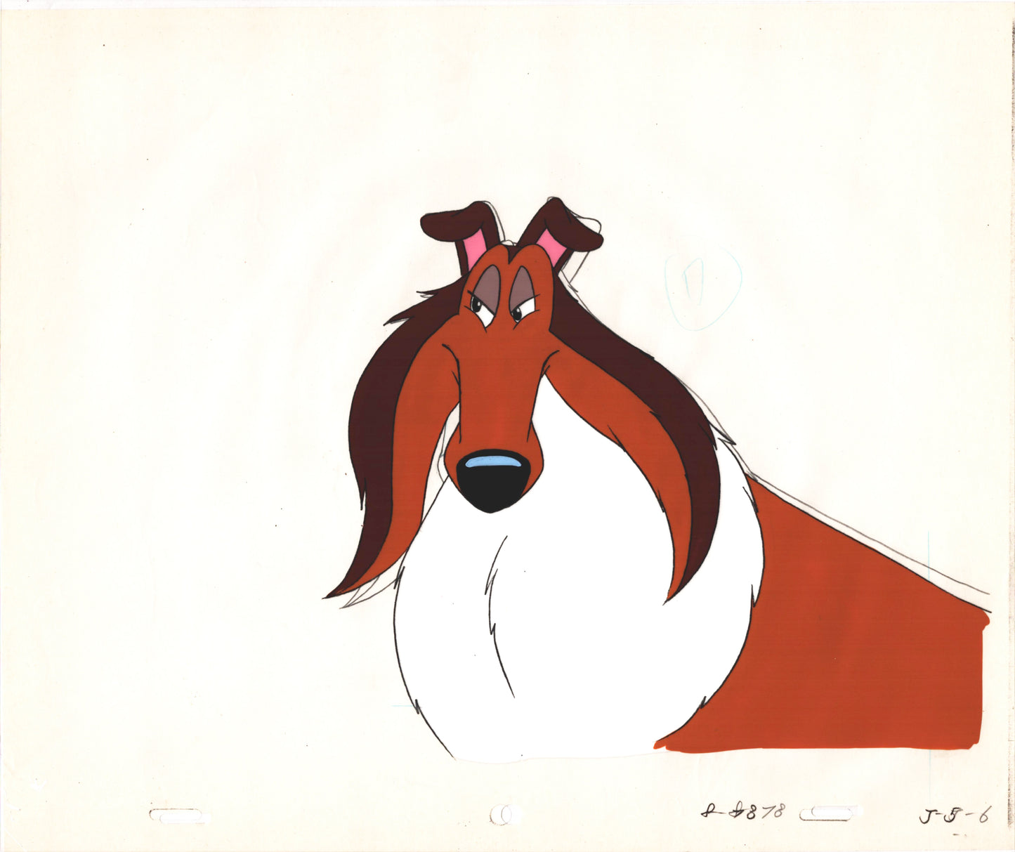 Beethoven Dog Puppy Cel TV Series Production Animation 1993 Ivan Reitman j6