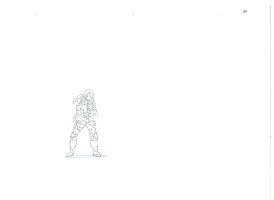 G.I. Joe Resolute Scarlett Production Animation Cel Drawing 2009 A-02