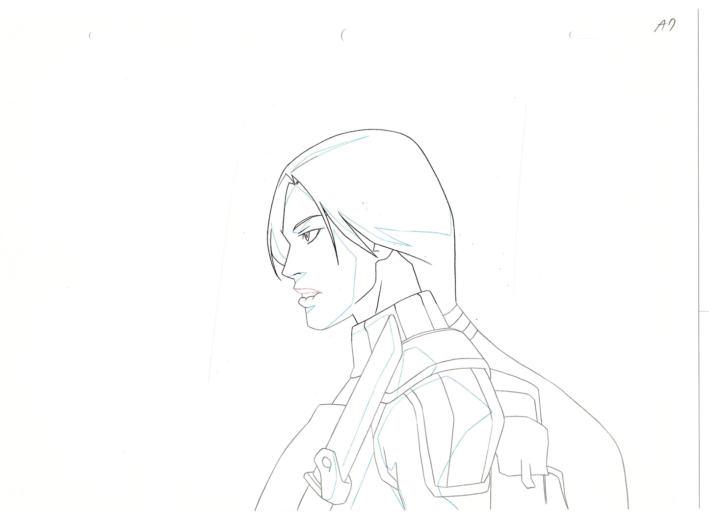 G.I. Joe Resolute Scarlett Production Animation Cel Drawing 2009 A-017