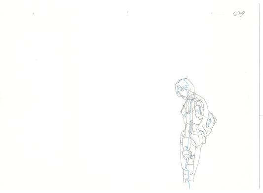 G.I. Joe Resolute Scarlett Production Animation Cel Drawing 2009 A-028