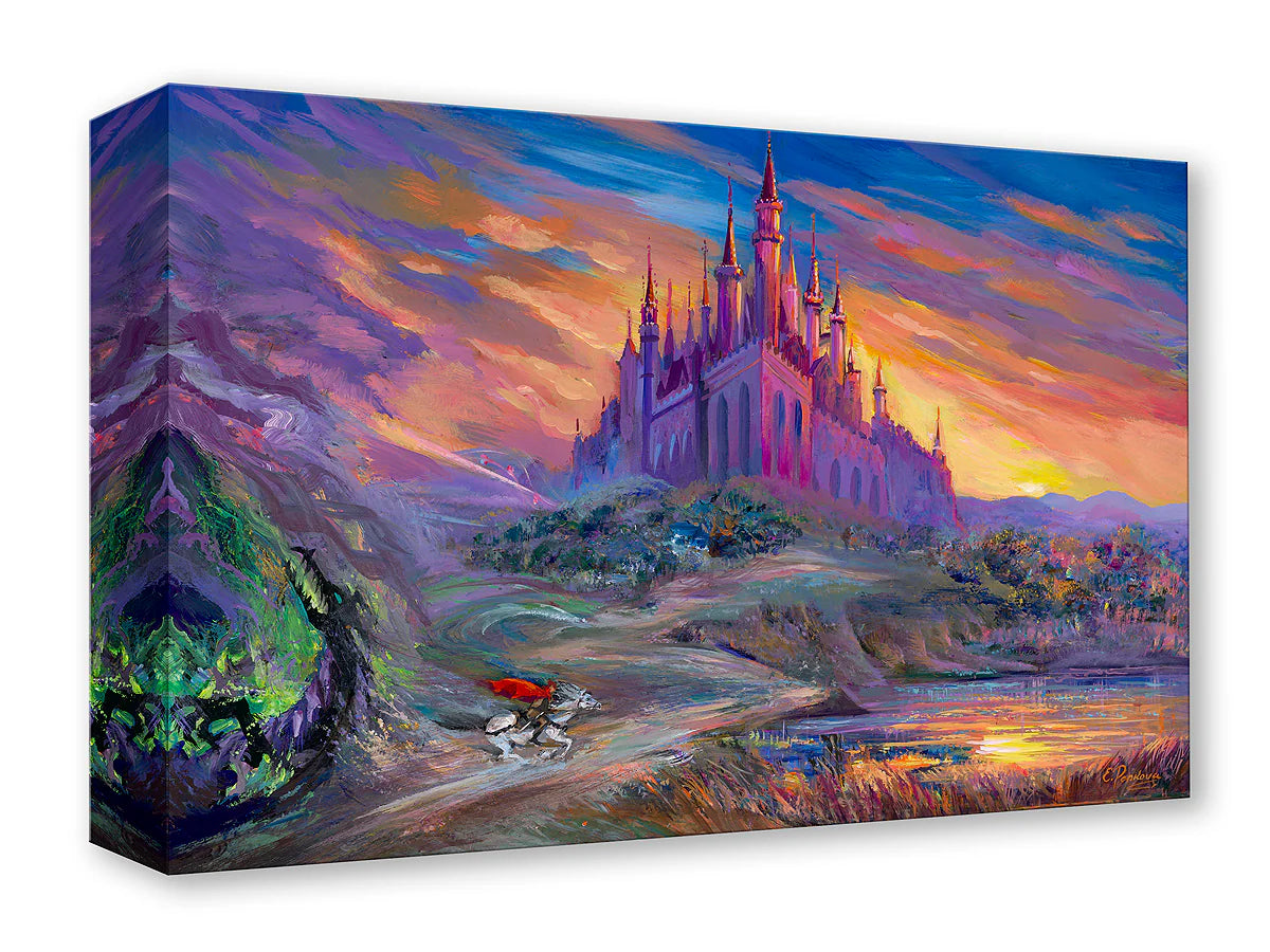 Sleeping Beauty Walt Disney Fine Art Elena Penkova Limited Edition of 1500 Treasures on Canvas Print TOC - Journey to the Sleeping Princess