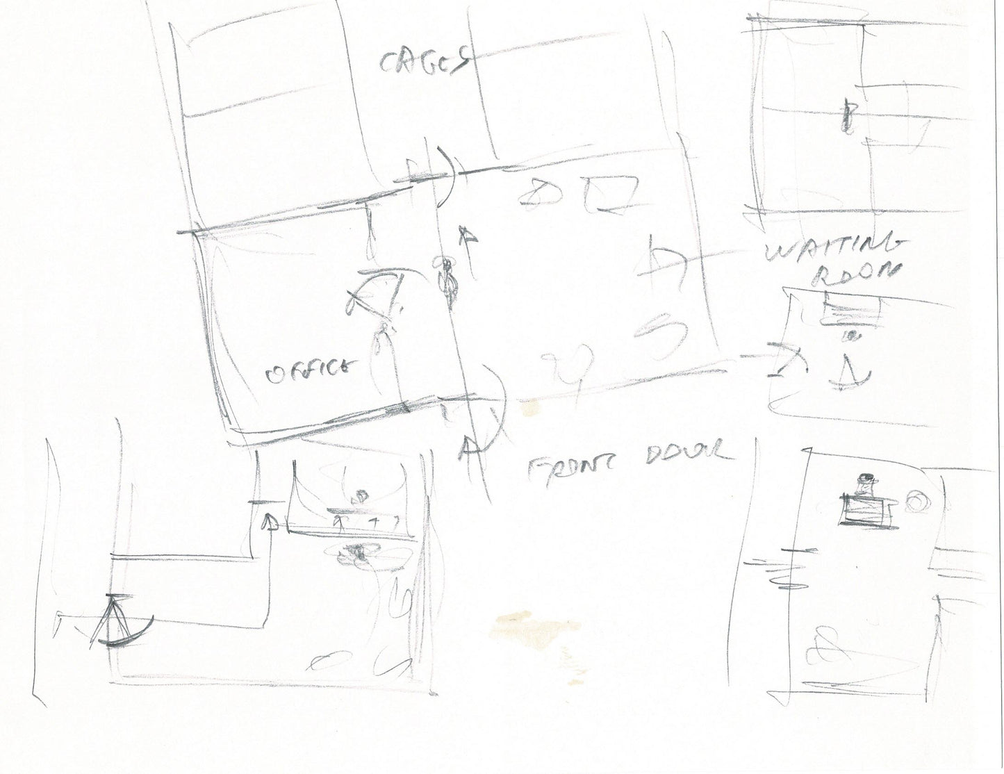 LADY and the TRAMP 2 Disney Production Drawing from Animator Wendell Washer's Estate 2001 B18