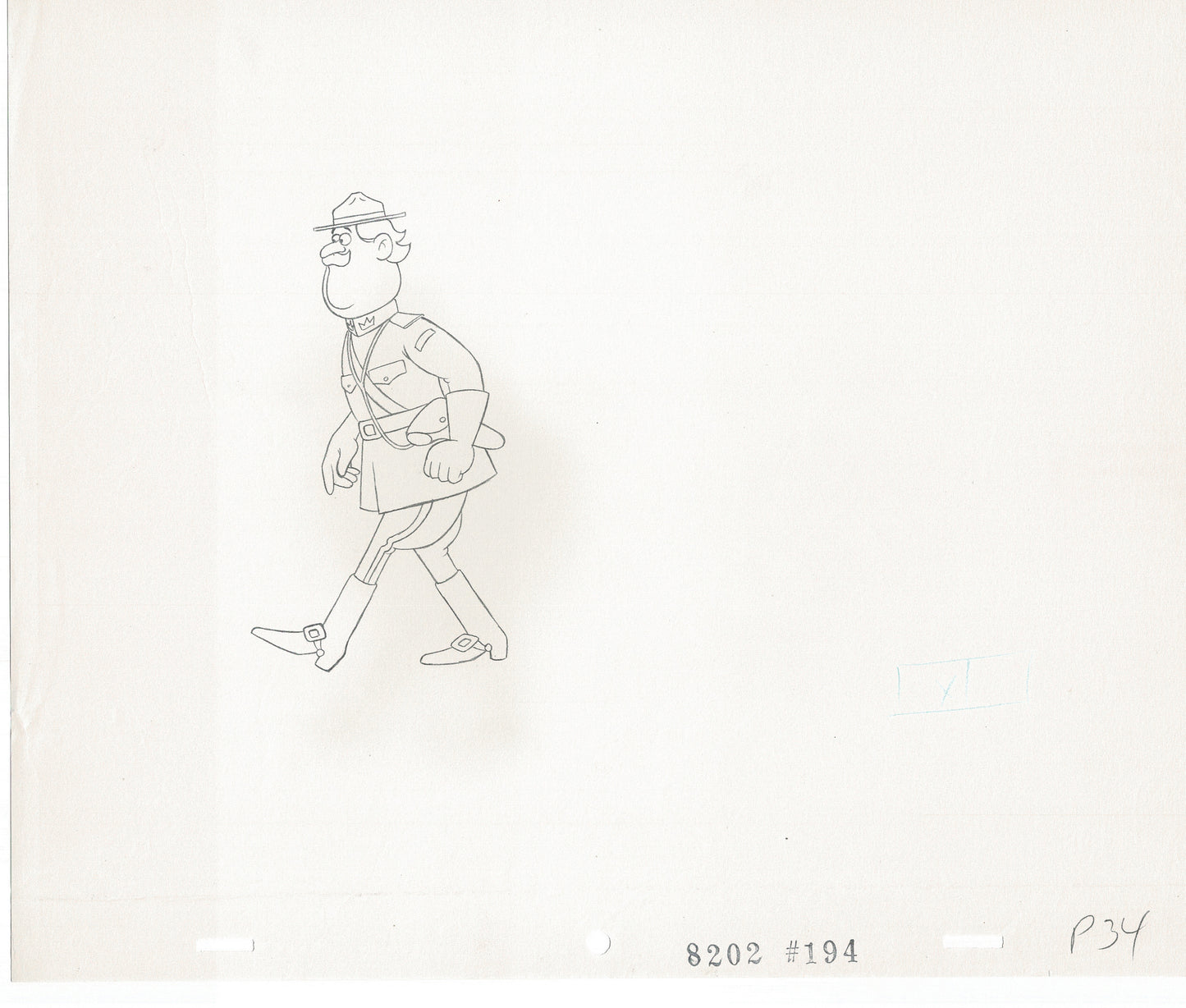 Lucky Luke Original Production Animation Cel Drawing from Hanna-Barbera 1984-1985 A15
