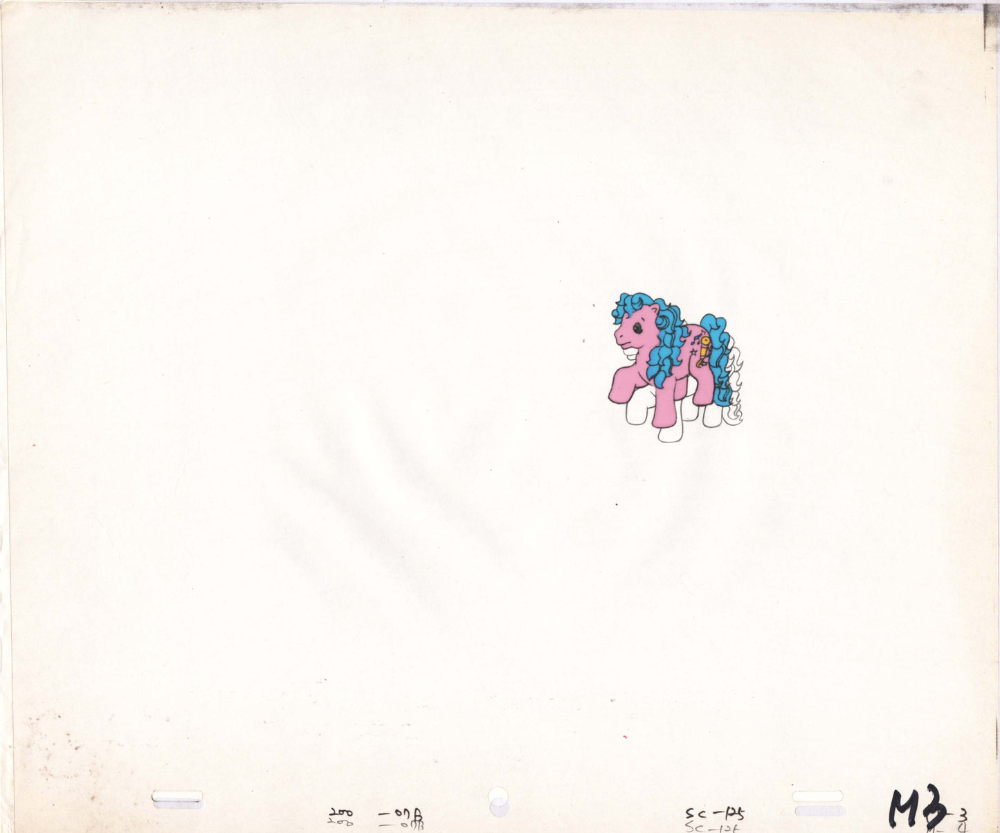 My Little Pony Original Production Animation Cel Hasbro Sunbow 1980s or 90s UNIQUE C-M3
