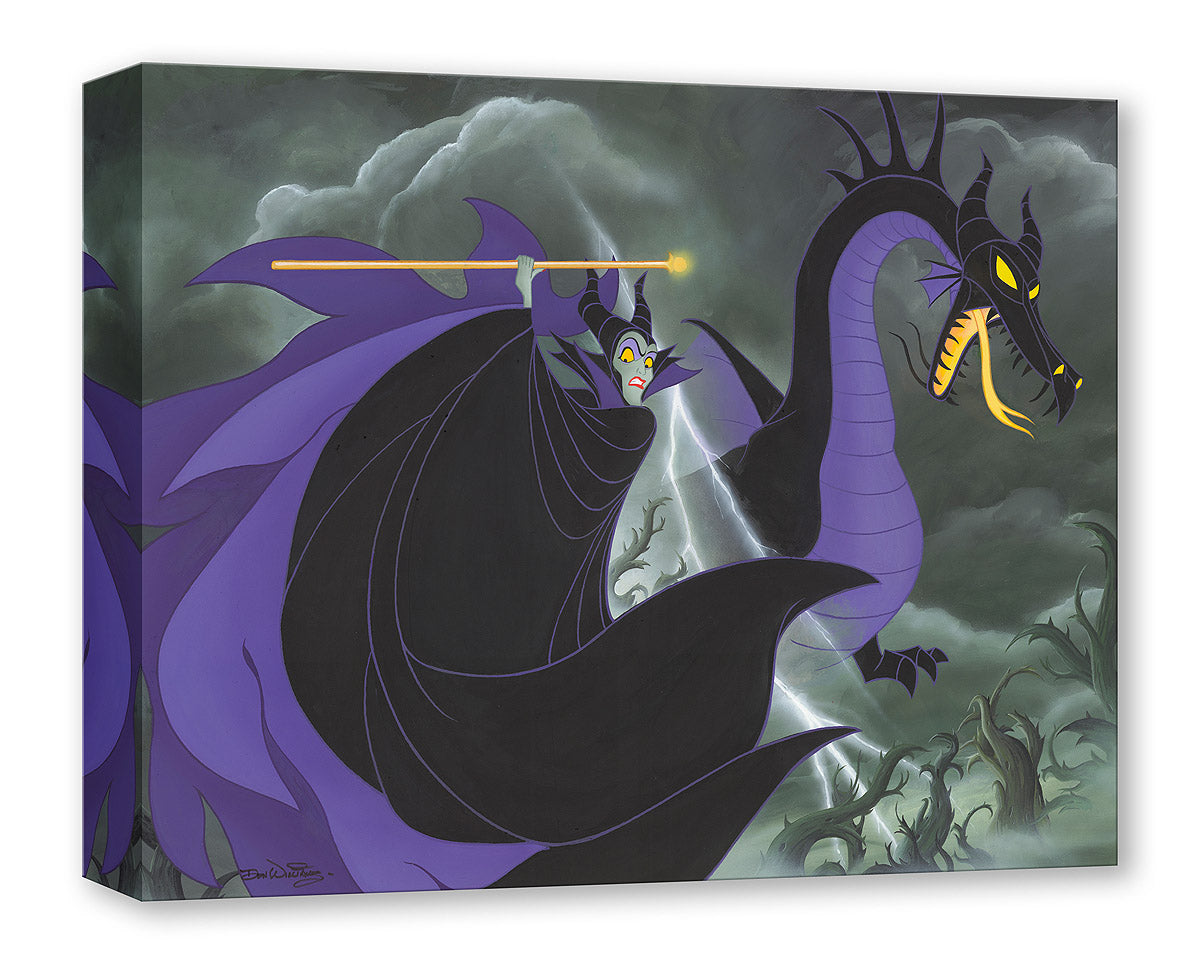Sleeping Beauty Walt Disney Fine Art Don "Ducky" Williams Limited Edition of 1500 Treasures on Canvas Print TOC "Mistress of Evil"
