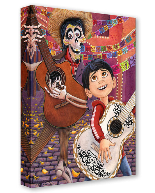 Coco Pixar Walt Disney Fine Art Michelle St. Laurent Ltd Ed of 1500 Treasures on Canvas Print TOC "Music In My Soul"