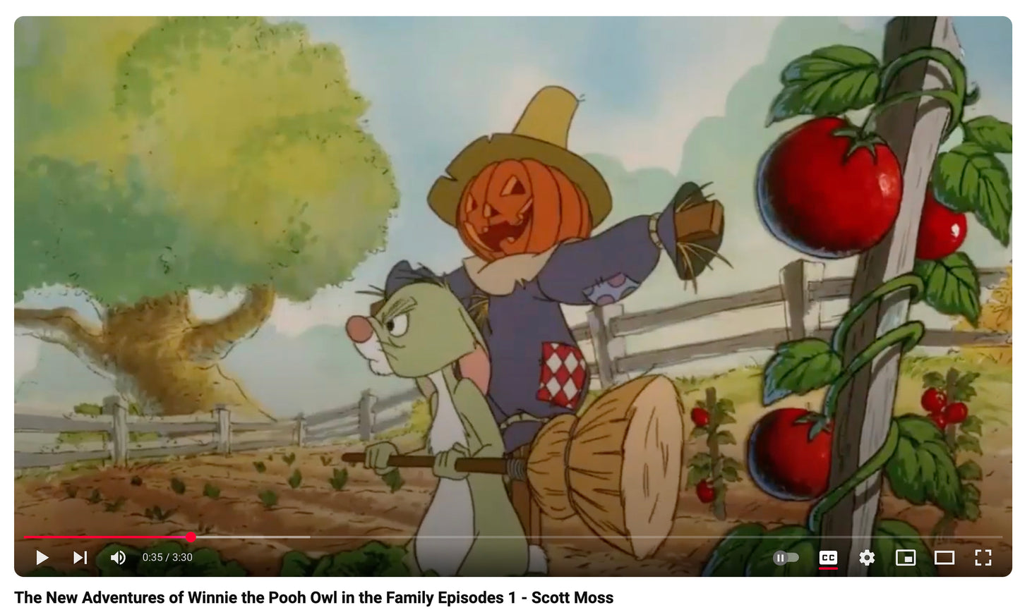 New Adventures of Winnie The Pooh Original Production Animation Cel from Walt Disney 1988-1991 H-62