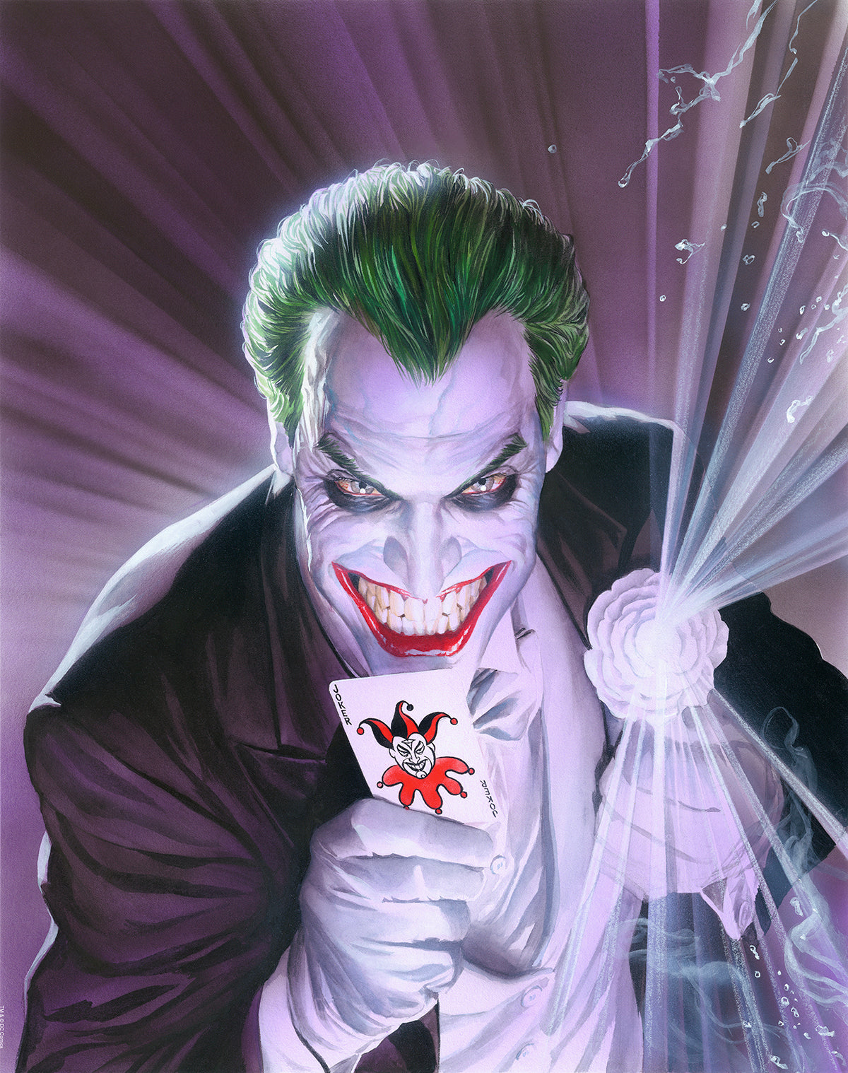 Mythology Joker Alex Ross Signed DC Print on Paper Limited Edition of 195 Regular Edition