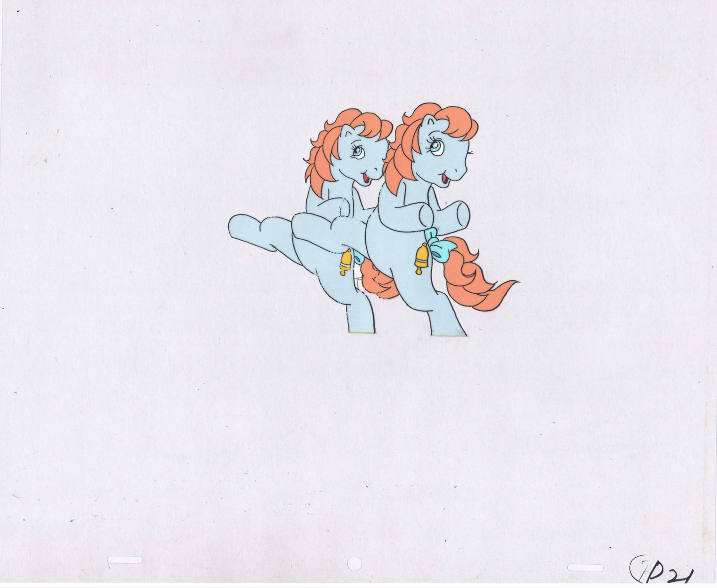 My Little Pony Original Production Animation Cel Hasbro Sunbow 1980s or 90s Used to Make the Cartoon F-P21