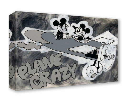 Mickey Mouse Minnie Mouse Walt Disney Fine Art Beau Hufford Limited Edition of 1500 Treasures on Canvas Print TOC "Plane Crazy"