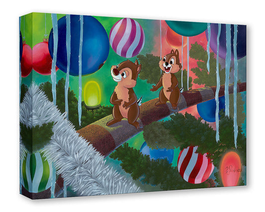 Chip N Dale Walt Disney Fine Art Michael Provenza Limited Edition of 1500 Treasures on Canvas Print TOC "Celebration Day"