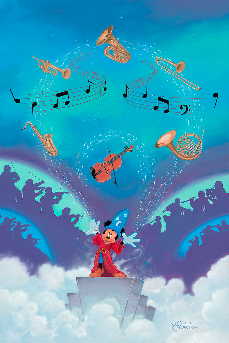 Fantasia Mickey Mouse Sorcerer Walt Disney Fine Art Michael