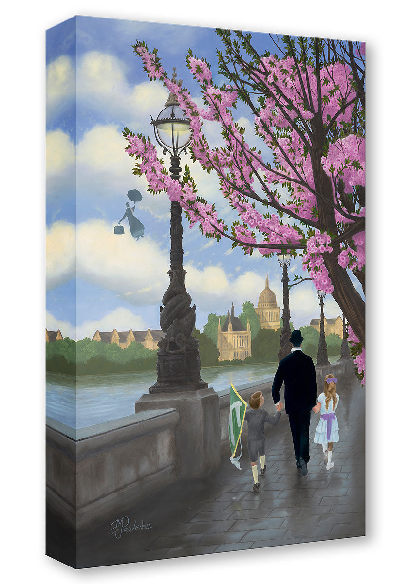 Mary Poppins Walt Disney Fine Art Michael Provenza Limited Edition of 1500 Treasures on Canvas Print TOC "The Magic of Family"