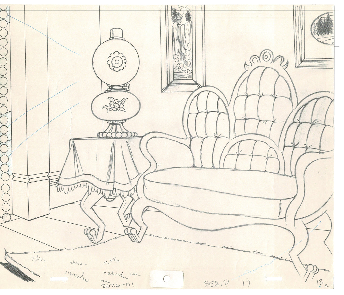 Rock Odyssey 2 LOT Production Animation Background Drawings Hanna-Barbera 1987 d13-14