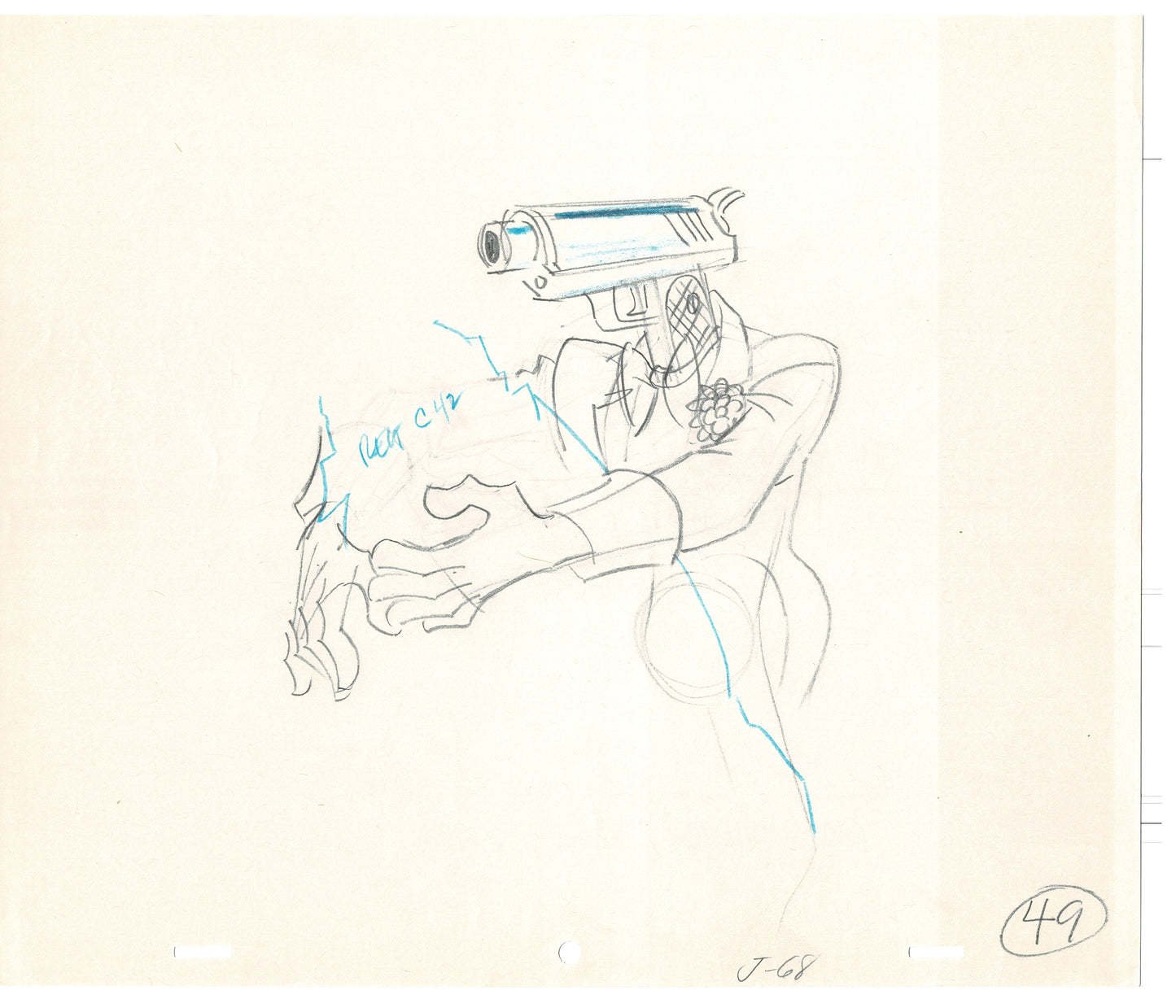 Rock Odyssey 2 LOT Production Animation Cel Drawings Hanna-Barbera 1987 c26-27