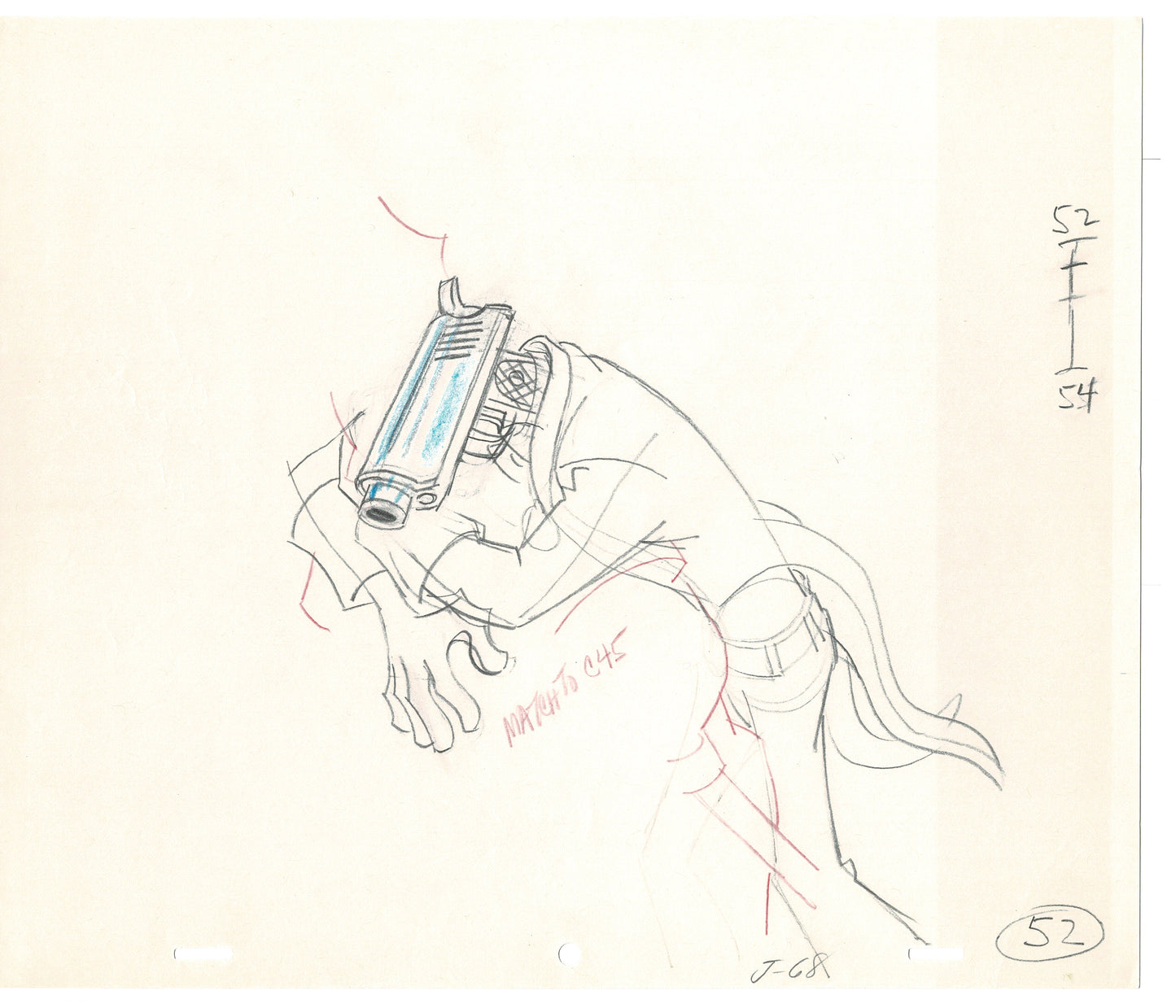 Rock Odyssey 2 LOT Production Animation Cel Drawings Hanna-Barbera 1987 c34-35