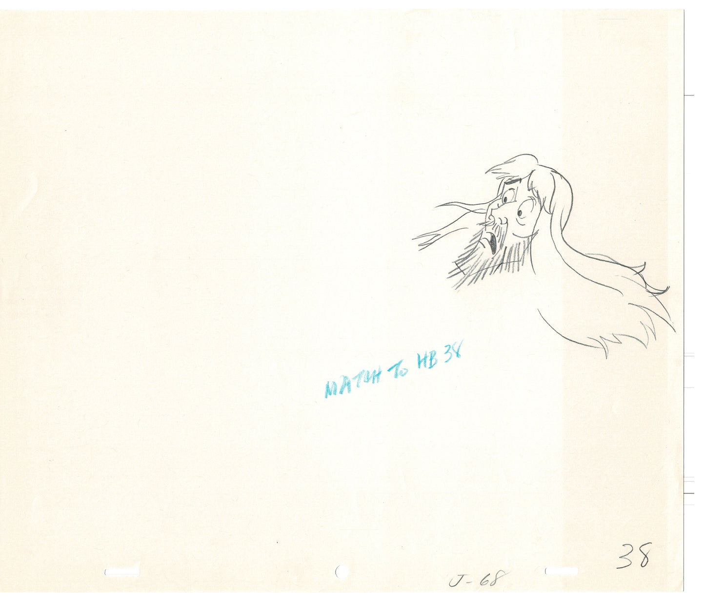 Rock Odyssey 2 LOT Production Animation Cel Drawings Hanna-Barbera 1987 c58-59