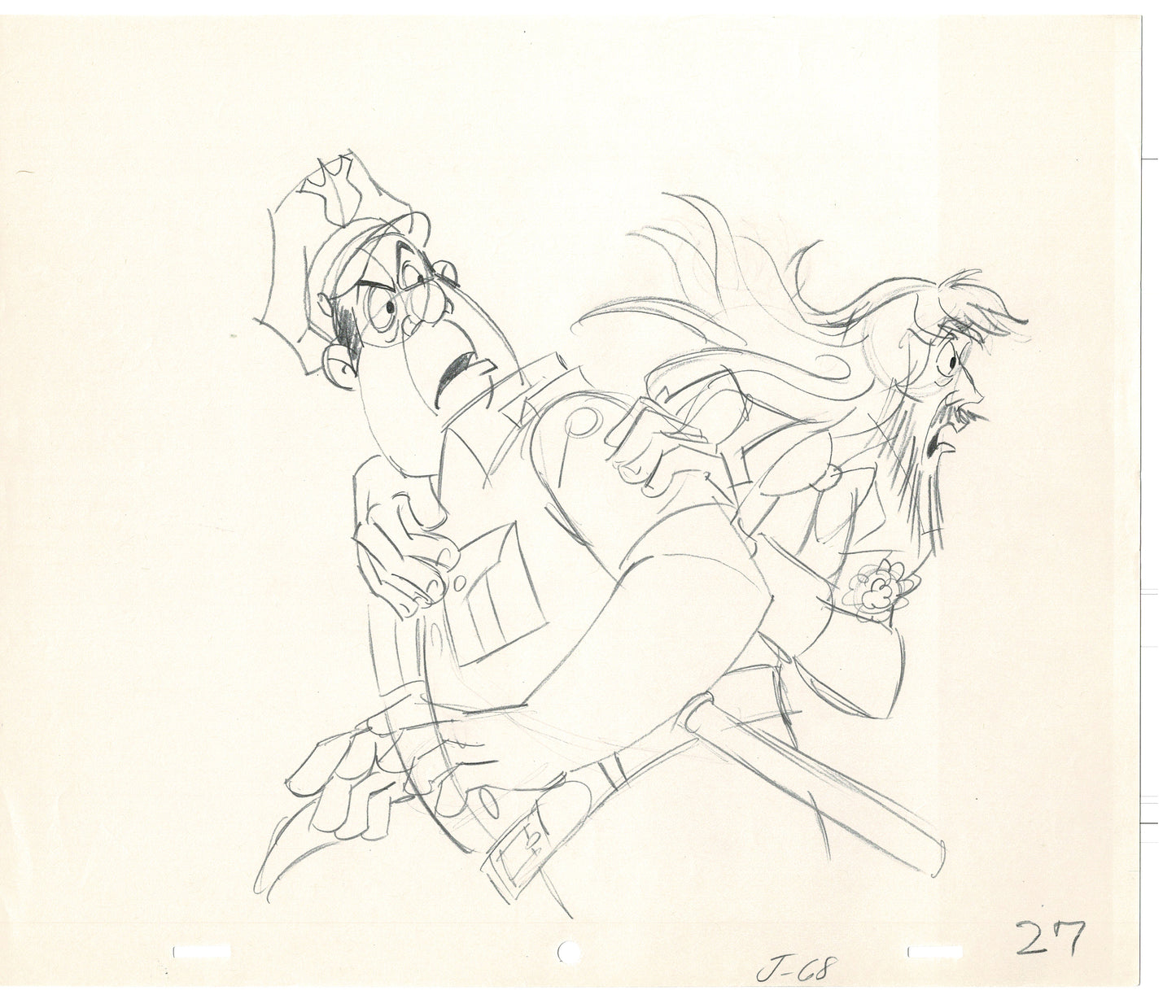 Rock Odyssey 2 LOT Production Animation Cel Drawings Hanna-Barbera 1987 c64-65