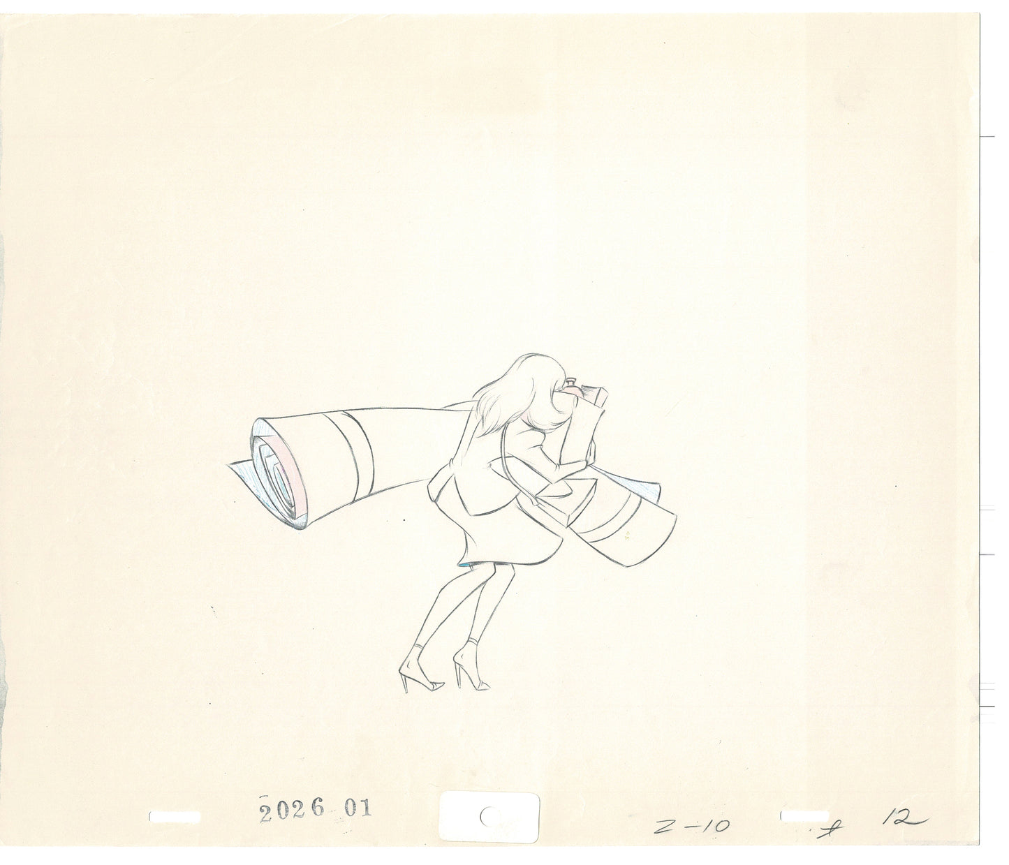 Rock Odyssey 2 LOT Production Animation Cel Drawings Hanna-Barbera 1987 c90-91