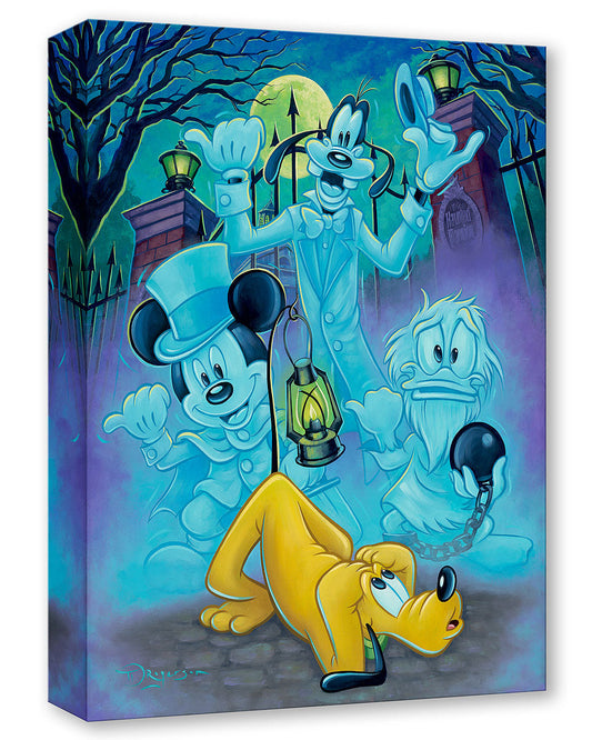 Mickey Mouse Walt Disney Fine Art Tim Rogerson Limited Edition of 1500 Treasures on Canvas Print TOC "Hitchhiking Pals"