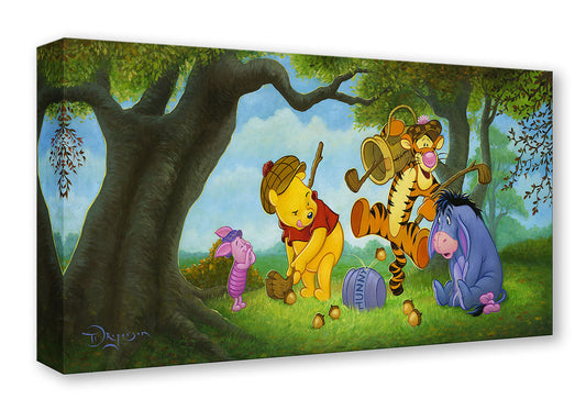 Winnie the Pooh Golf Walt Disney Fine Art Tim Rogerson Limited Edition Treasures on Canvas Print of 1500 TOC "Pooh Over Par"