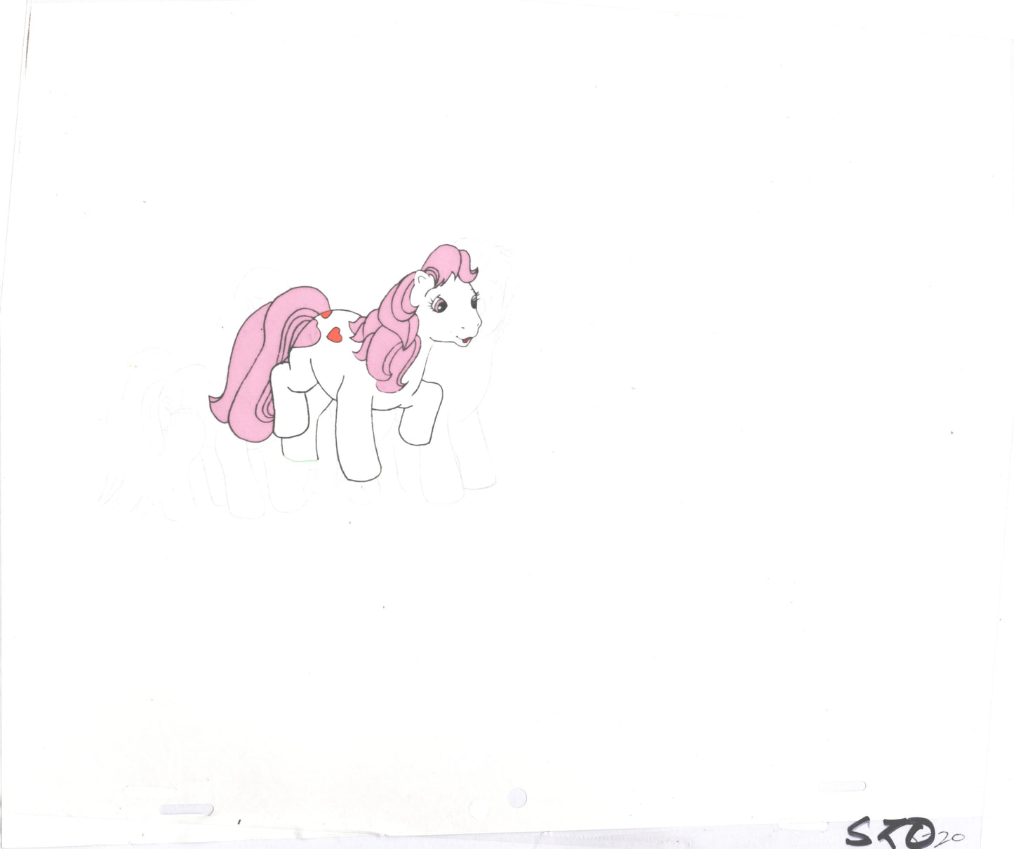My Little Pony Original Production Animation Cel Hasbro Sunbow 1980s or 90s Used to Make the Cartoon 3-S20