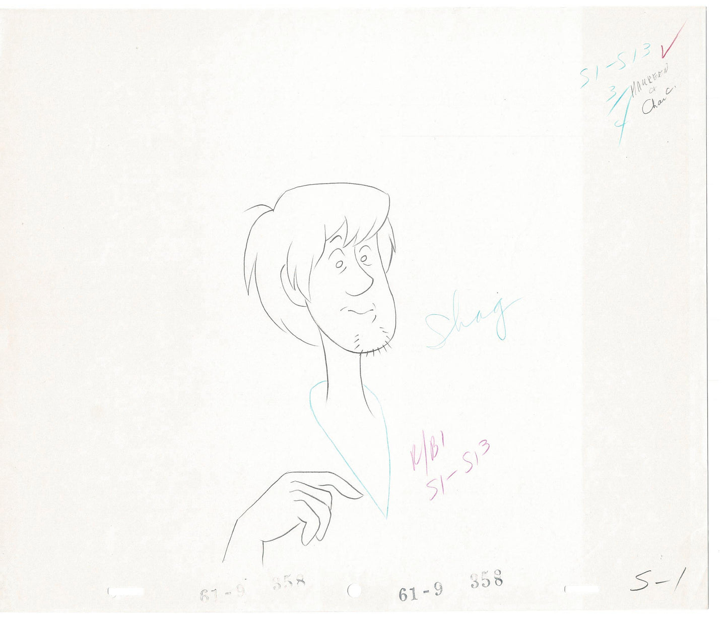 SCOOBY DOO New Movies 1972 Production Animation Cel Drawing Anime Hanna Barbera SC-24