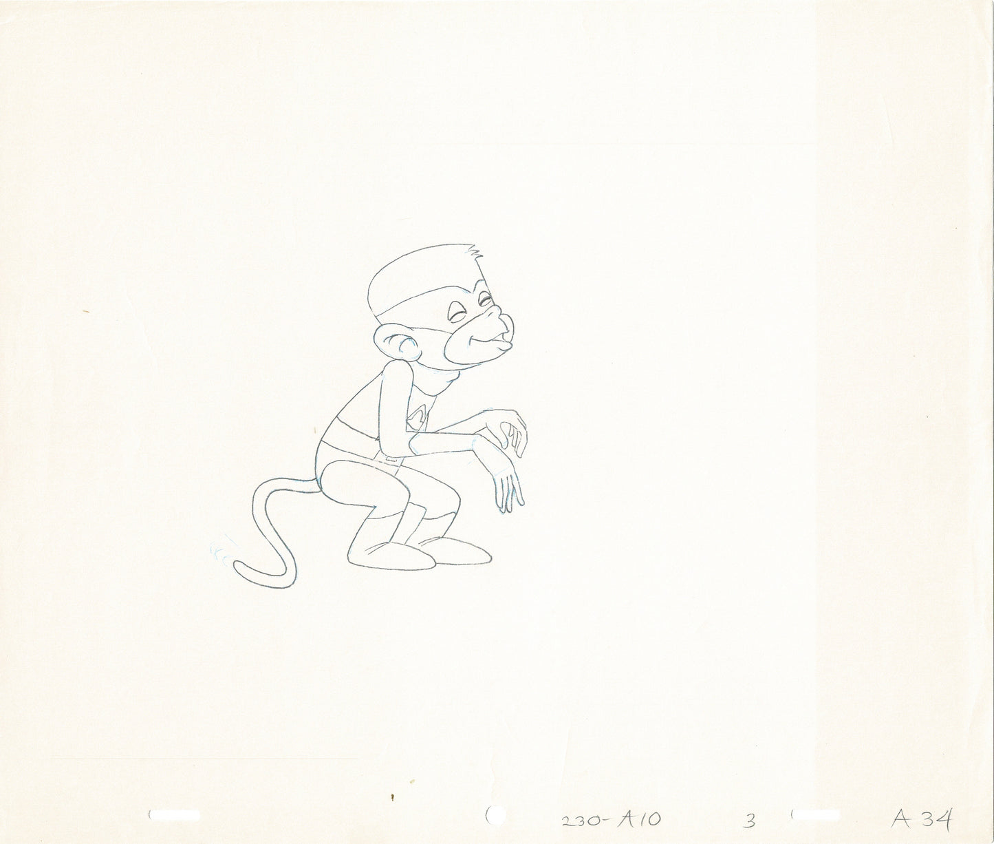 Space Ghost Blip Cartoon Animation Cel Drawing Hanna Barbera 1981-2 6