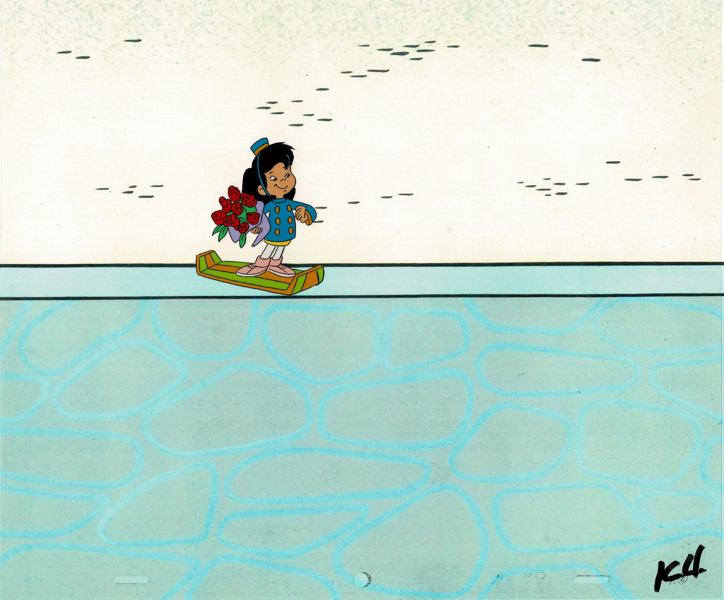 Midnight Patrol Keiko Animation Production cel Hanna Barbera 1990 b3050