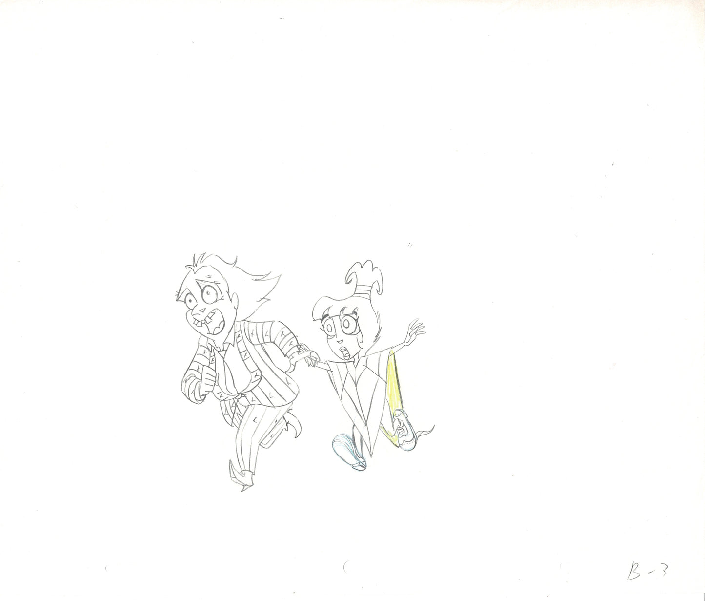 Beetlejuice Lydia Original Production Animation Cel Drawing Nelvana 1989-1991 2