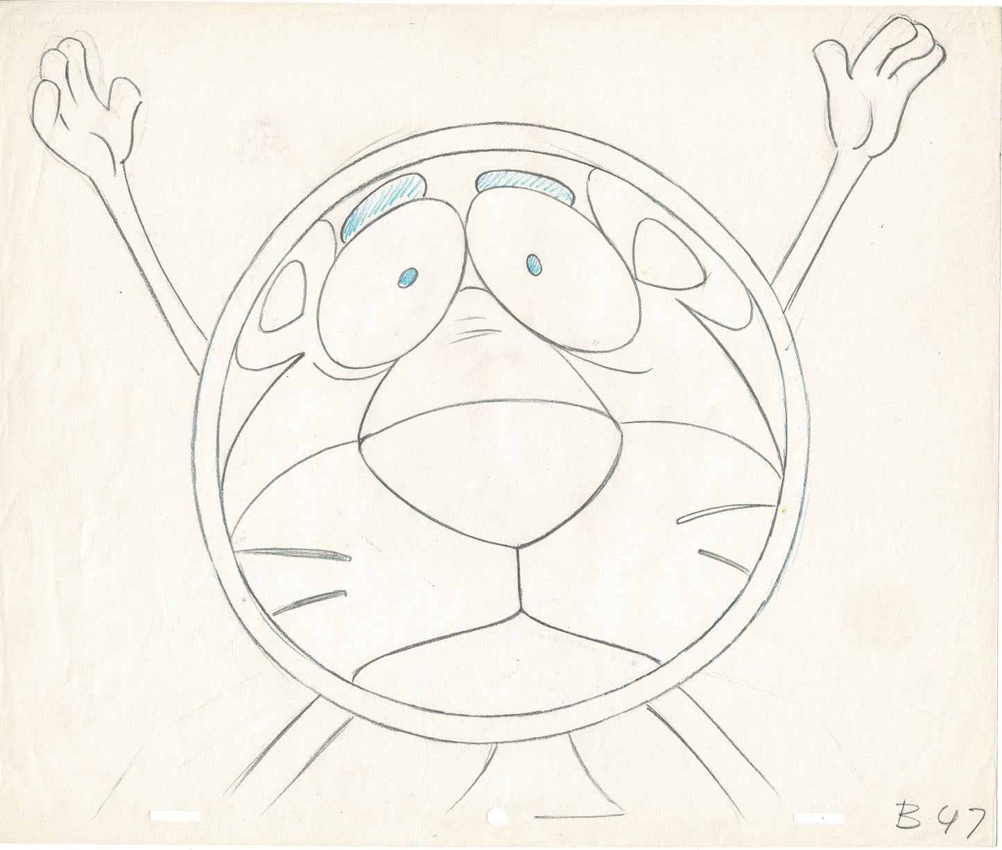 Pink Panther RARE Friz Freleng SIGNED Production Animation Cel and Drawing 1976-7 DePatie-Freleng r