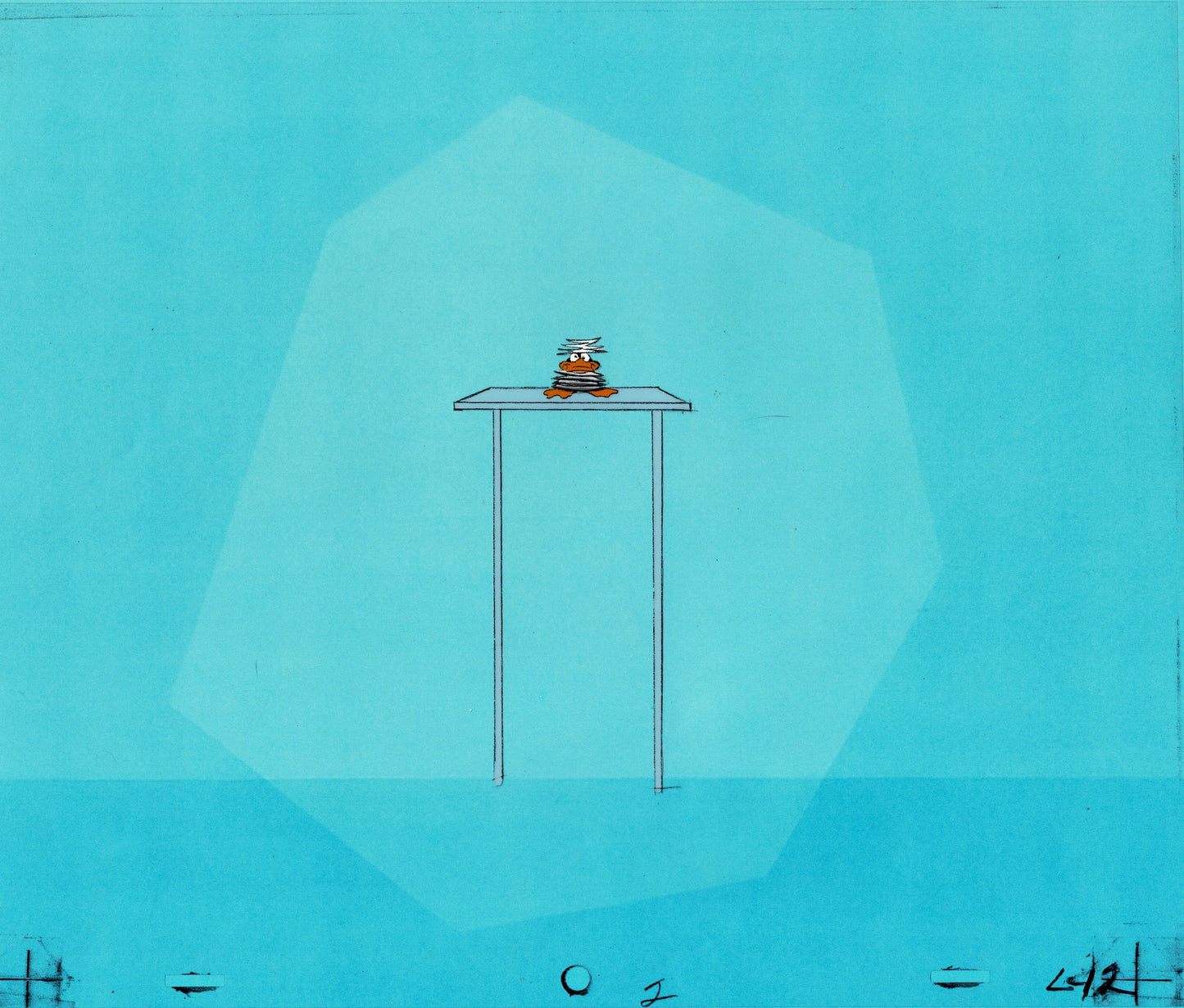 Daffy Duck Looney Tunes Production Animation Cel Warner Bros 1978 1