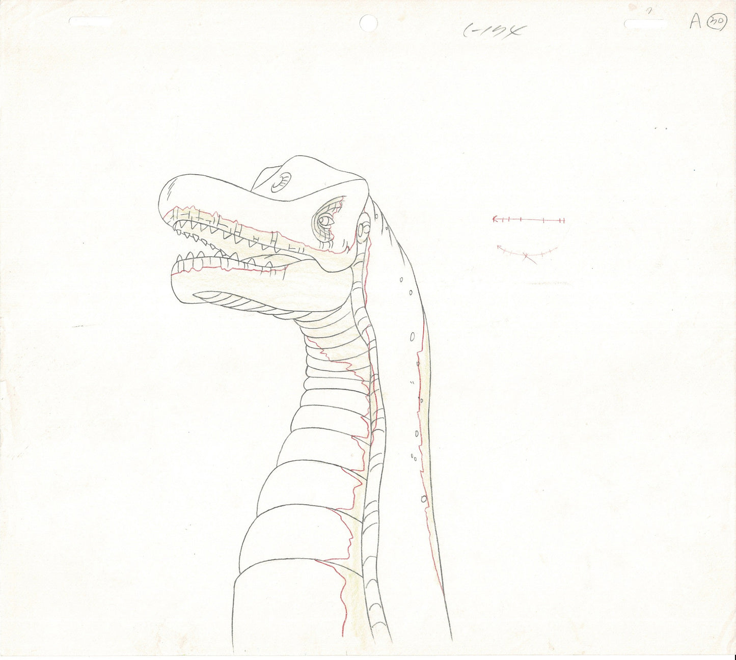 Cadillacs Dinosaurs Hannah Dundee Animation Art Cel Drawing Nelvana 1993-1994