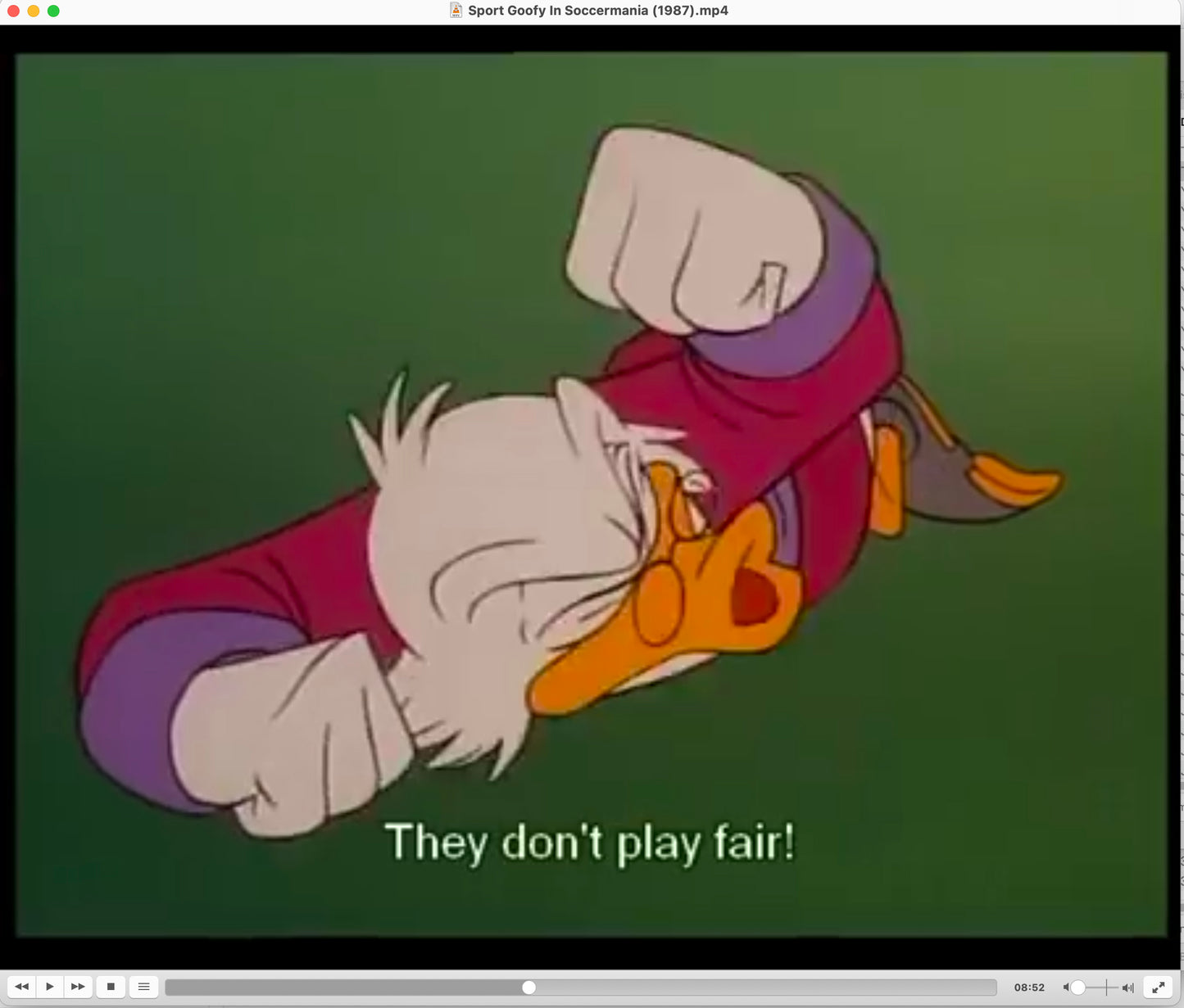 Scrooge McDuck 2 LOT Sport Goofy in Soccermania Production Animation Cel Drawing Walt Disney 1987 R07