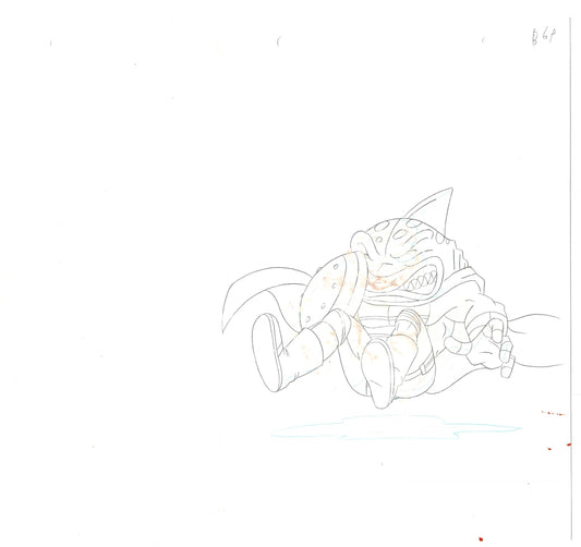 Street Sharks DIC Production Animation Cel Drawing 1994-1997 B-43