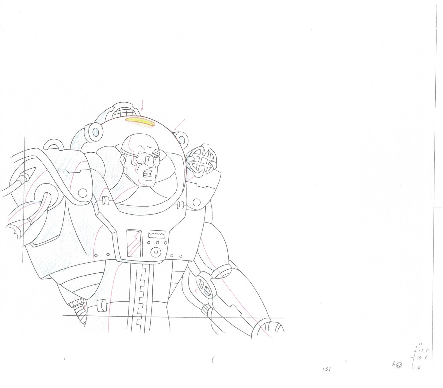 Street Sharks DIC Production Animation Cel Drawing 1994-1997 C-3