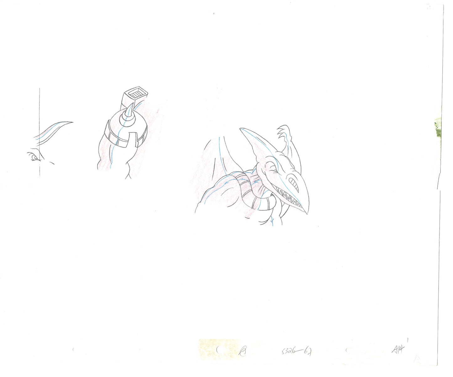 Street Sharks DIC Production Animation Cel Drawing 1994-1997 D-8