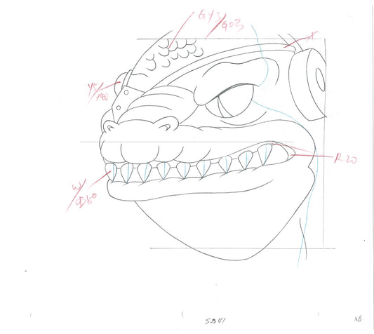 Street Sharks DIC Production Animation Cel Drawing 1994-1997 A-7