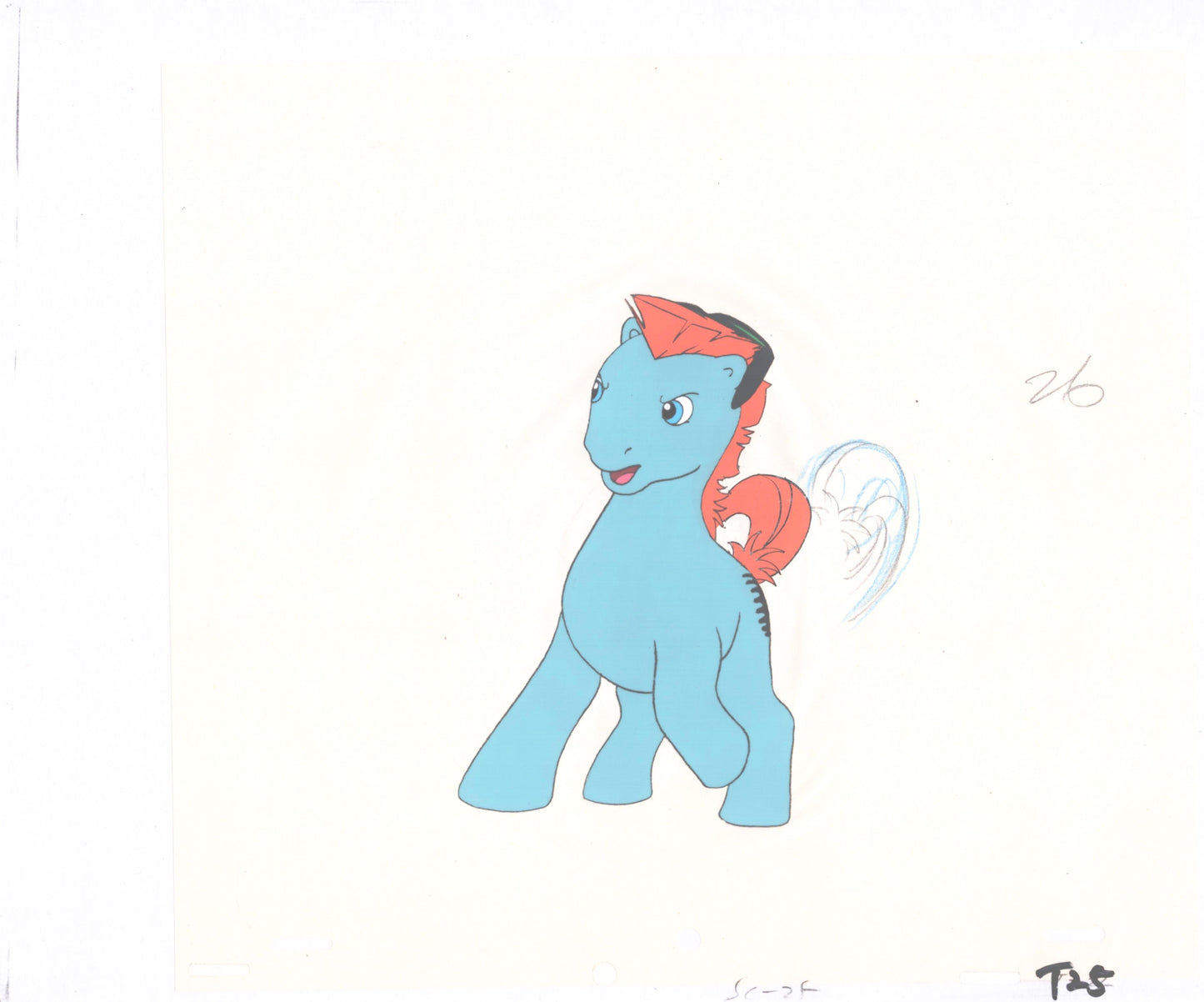 My Little Pony Original Production Animation Cel Hasbro Sunbow 1980s or 90s Used to Make the Cartoon 3-T5B